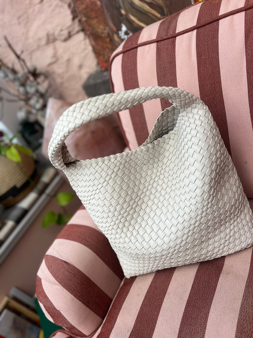 Patmos Braided Day Tote | Off White