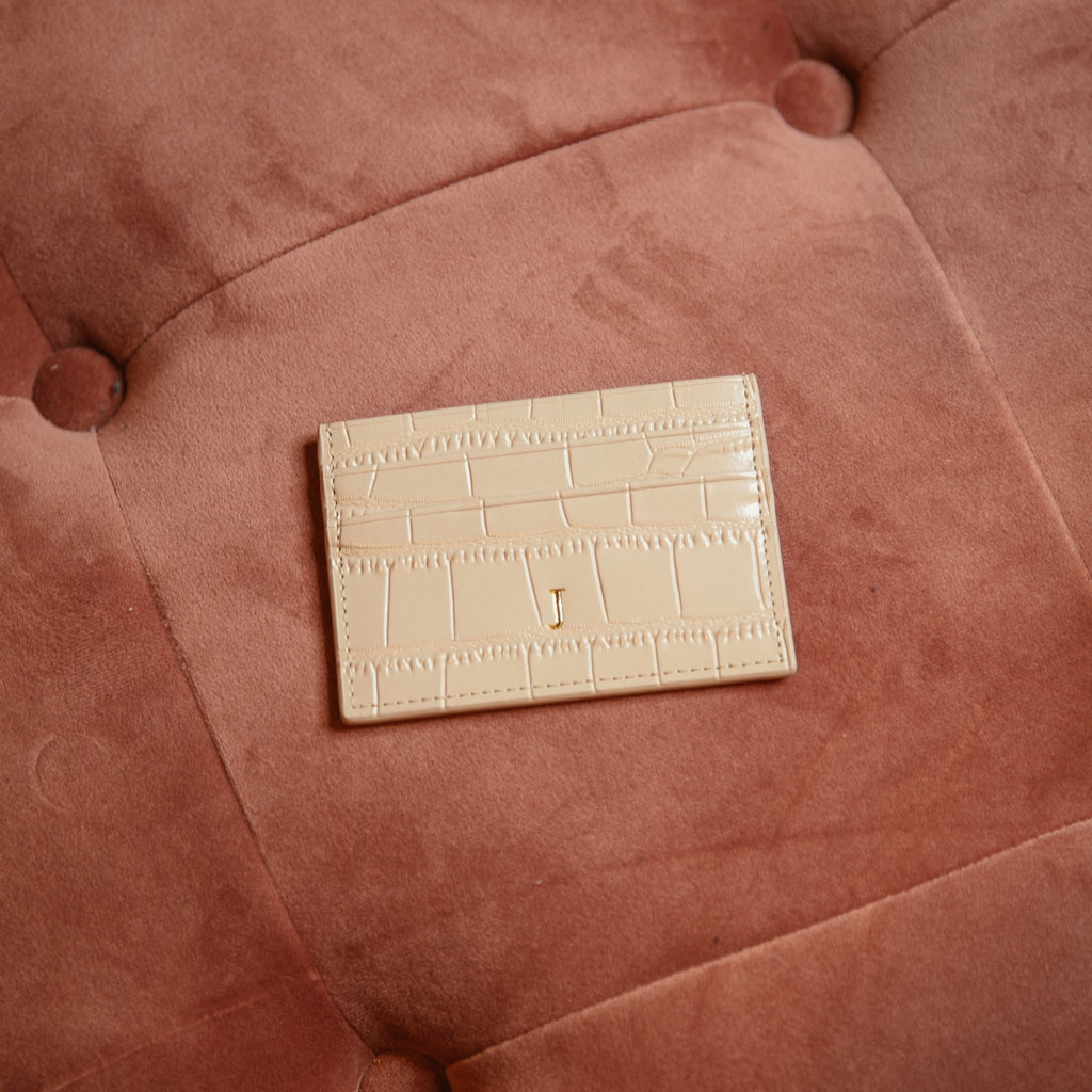 Nude Leather Cardholder