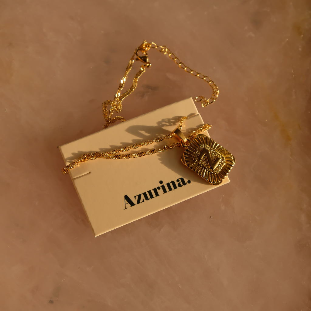 London Initial Necklace - Z