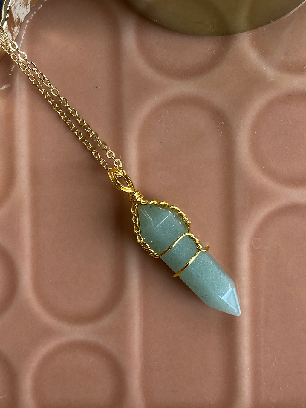 Helene Pendant | Aventurine