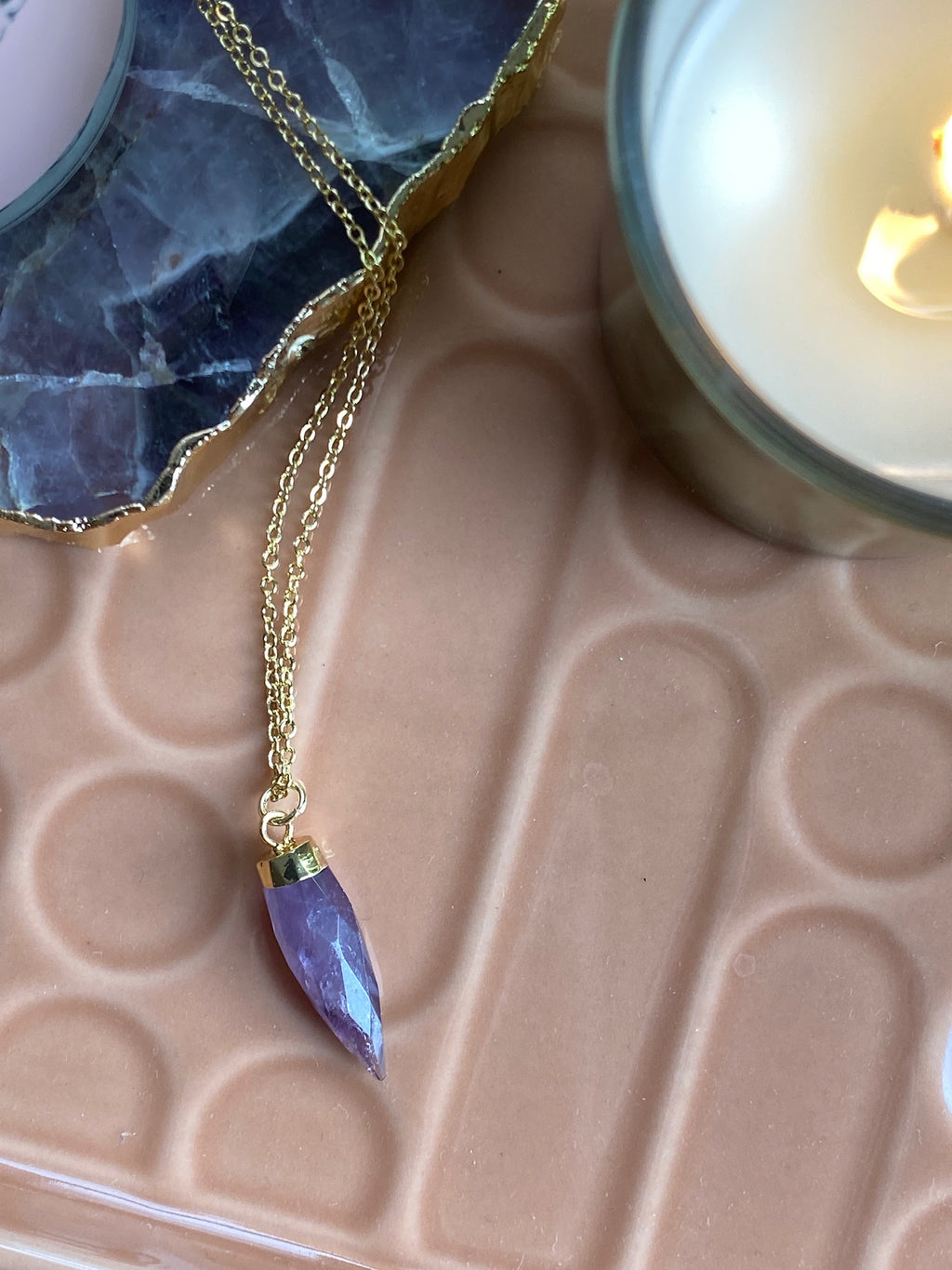 Durga Pendant | Amethyst